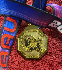 Amateur Athletic Union United States Medal Sport for All & Lanyard Gold Tone M07