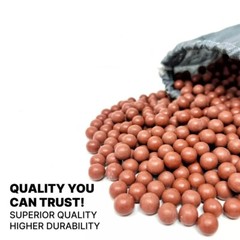 (1000) 1/2″ Inch Biodegradable Slingshot Ammo Precision Hard Clay Balls