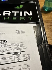 Martin Archery Firecat M3 RH Compound Bow 70lb, 29in DL, 30 in ata. Green/Black