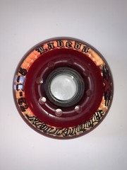 Labeda Addiction 72mm Soft Inline Skate Wheel Red