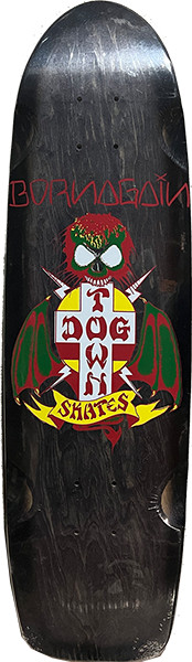 DOGTOWN BORN AGAIN 70’S SKATEBOARD DECK-8.37×30 BLK/BLK FADE