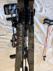 CenterPoint Sniper Elite 370 Whisper Crossbow Package Camo w/ Scope Quiver Bol