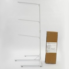30.3*20*62.5inch Multi-Tier Black Free Standing Saddle Rack With 5* Footpads
