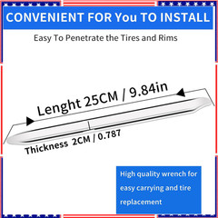 50/75-6.1 Tubeless Solid Tires for Electric Scooter,8 1/2 x2 Tire for Gotrax GXL