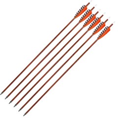 12pcs 30″Archery Carbon Arrows Spine400 Turkey Feather Traditional Bow Shooting