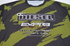 AC Diesel Empire Paintball Jersey Shirt 4XL XXXXL Black Green Camo Camouflage