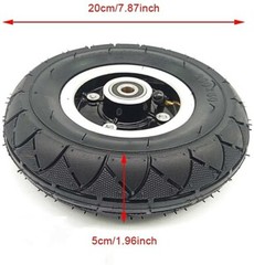 Pneumatic Wheel Electric Scooter Tire & Inner Tube Set 8″ Wheel Hub Bearing
