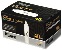 Sig Sauer Airguns AC1240 CO2 Cylinders Cartridges 12 Grams 40 Per Box