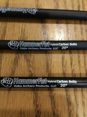 20″ Carbon Crossbow Bolts Hammerfist Hobo Archery Product Arrows Qty 3,6,9,12,24