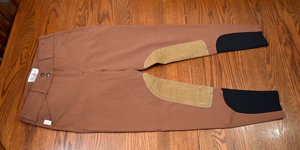 Tailored Sportsman Trophy Hunter breeches, sock/ mid/ front Mink brown 30R