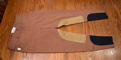 Tailored Sportsman Trophy Hunter breeches, sock/ mid/ front Mink brown 30R