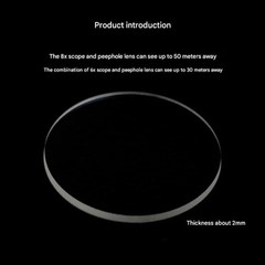 Dia.35 – 54mm Resin Magnifications 4x/6x/8x Compound Bow Scope Lens Shooting