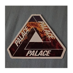 Palace Tri Ferg Triangular Graphic Logo Sticker Decal for Skateboarding