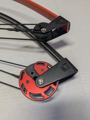 Barnett Compound Bow Set WildHawk Vertigo Orange Red Dual Limb Archery Youth
