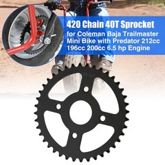 40/41/420 Chain 40T Tooth Mini Bike Sprocket 40mm Bore for Coleman BT200X CT200U