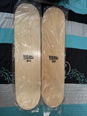 Kith For Back To The Future Skateboard 2 Of Them In Hand Ship Today Pink
