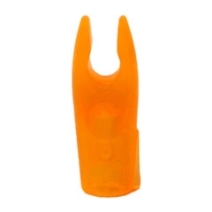 50 Count Bohning Blazer Standard Throat Pin Nocks: Clear Fluorescent Orange NOS