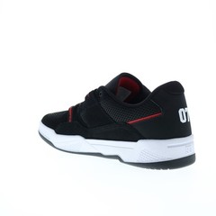 DC Construct ADYS100822-KHO Mens Black Nubuck Skate Inspired Sneakers Shoes