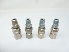 NEW Paintball High Pressure Quick Disconnect fill nipple fitting Set 1/8″ NPT