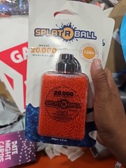 New Sealed SplatRball 20,000 Rounds 7.5mm Orange Ammo Certified Splat-R-Ball