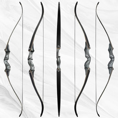 Black Hunter 60″ Takedown Recurve Bow – Bamboo Core for Archery & Hunting