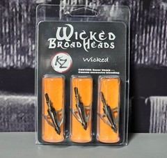 Killz Fixed «WICKED» Broadhead 100gr Chisel Tip 1.25″ would channel NEW!