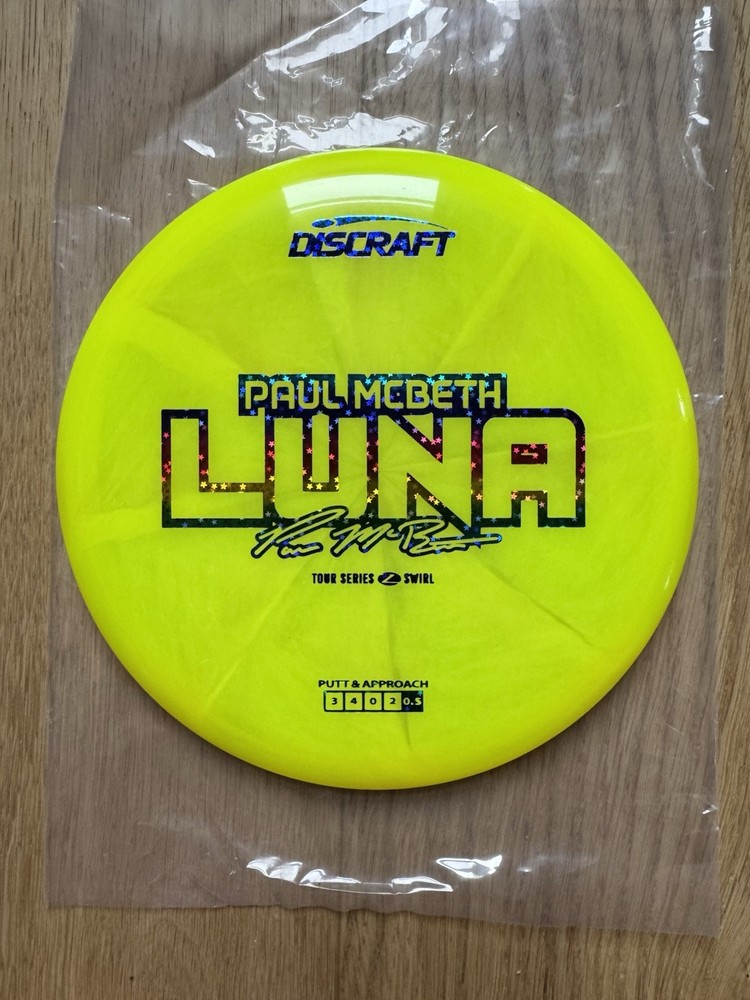 Discraft 2025 Paul McBeth Z Swirl Luna | 173-174 | Rainbow Stars