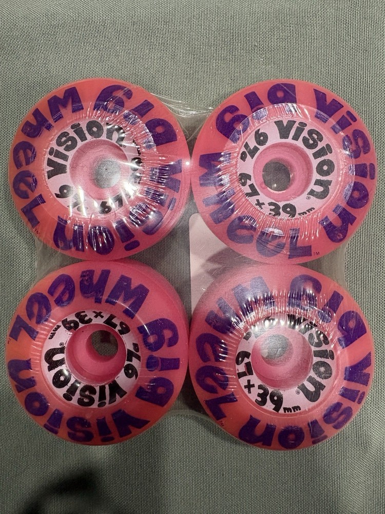 Vintage Vision Big Wheel NOS Skateboard Wheels