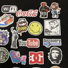 Stickers Pack Pop Culture Cartoon Skating Skater Skate 24 Piece Sticker Lot