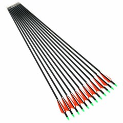 6/12/24 Pcs 28″ 30″ Carbon Arrows OD 7.8mm Archery For Compound/Recurve Bow Hunt