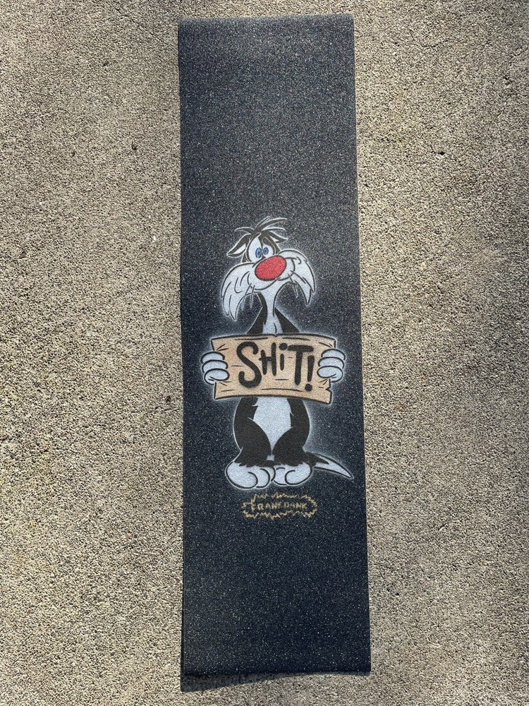 Mob Skateboard Grip Tape Sylvester The Cat Loony Tunes Cartoon Art Funny