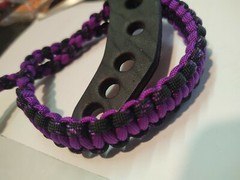 Acid purple and black Bling Sling, Archery bow wrist strap Free Ship Mathews