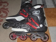 K2 Exo Tech Men’s Inline Skates Size 12 Rollerblades 80mm ABEC 5 (Excellent)