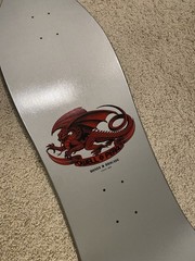 Powell Peralta 80s Reissue Caballero Skateboard Deck Silver Bones Brigade