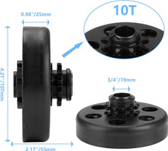 3/4″ Go Kart Centrifugal Clutch 10T #40/41/420 Chain Kit For Predator 212 GX200