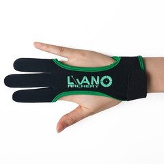 Archery Gloves Leather Practice Hunting Three Finger Protector for Youth Adul…