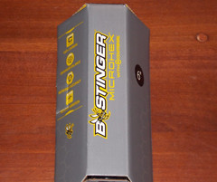 Bee Stinger MicroHex 6″ Stabilizer in Matte Black w/Red – B Stinger
