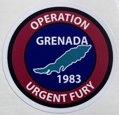 Operation Urgent Fury Grenada 1983 Sticker Waterproof D726