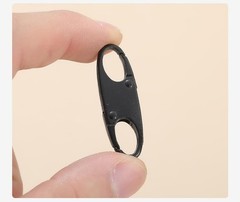 10Pcs Double Small Carabiner Clips, Zipper Pull Zipper Clip Theft Deterrent Z…