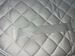 New Tough 1 Equiroyal White English Contour Saddle Pad #30-920 FF-604