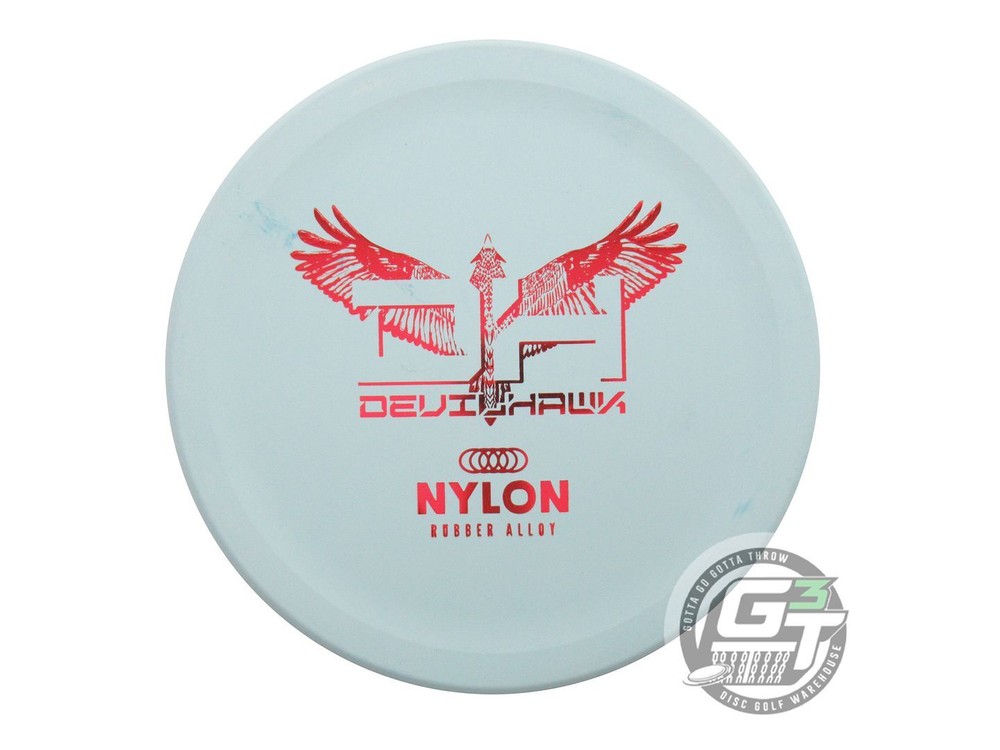 NEW Gateway Nylon Rubber Alloy Devil Hawk 176g Sky Red Foil Putter Golf Disc