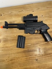 Double Eagle Airsoft-M301F with Spring, Material: : Plastic, Manual Charging