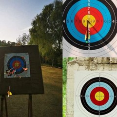 50 PCS 40cm Archery Paper Target Surface For Bow And Arrow Target Practice
