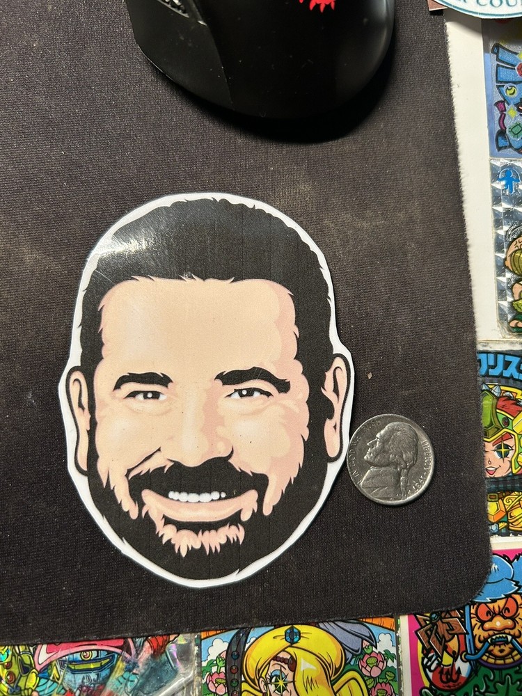 Billy Mays, Glossy Vinyl Sticker