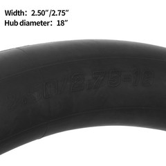 Inner Tubes 2.50/2.75-18 with TR4 Valve for 80/90-18 Motorcycle Dirt Bikes 2 Pcs