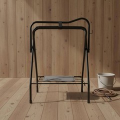 Folding Saddle Rack Freestanding Folding Saddle Stand Powder Coated