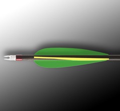 FFP-418 Target/Hunting Vanes – Flex-Fletch, 17 Colors – 36 pack