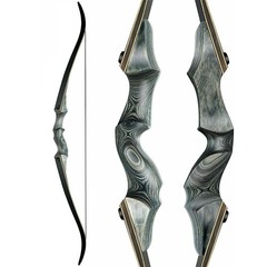 30-50lbs Right Hand 60″ Takedown Recurve Bow Archery for Adult Hunting Shooting
