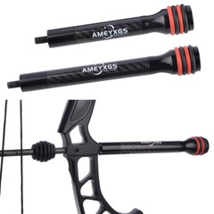 6/8/10/12» CNC Carbon Bow Stabilizer Archery Balance Bar Hunting Shock Absorber