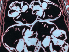 Vintage 1988 VISION STREET WEAR Black BANDANA Skateboards Skater Skulls rare NEW